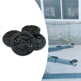 Maxbell 4 Pieces Round Car Jack Lifting Pads 4.7x1.2inch for Truck Hoist Accessories