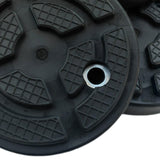 Maxbell 4 Pieces Round Car Jack Lifting Pads 4.7x1.2inch for Truck Hoist Accessories
