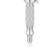 Maxbell 6Pcs 1/4" i/M Type Plug Air Blow Aluminium for Craftsmen Silver