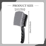 Maxbell Tire Brush for Car Sturdy Ergonomic Handle Professional Wheel Tire Brush