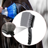 Maxbell Tire Brush for Car Sturdy Ergonomic Handle Professional Wheel Tire Brush