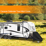 Maxbell Caravan Hitch Cover Dustproof Protector Trailer Tow Ball Coupling Lock Cover