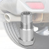 Maxbell Extension Pipe Fitting Thread M18x1.5mm Straight Oxygen Extender Metal Parts