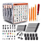 Maxbell 1975x Car Retainer Clips with Storage Box Replaces Fender Panel Clips