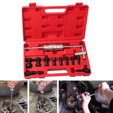 Maxbell 12Pcs Blind Hole Collet Bearing Puller Set Sturdy Insert Bearing Remover Set