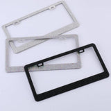 Maxbell 2x Car License Plate Frame Holder High Performance Stainless Steel Accessory White