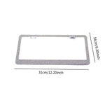 Maxbell 2x Car License Plate Frame Holder High Performance Stainless Steel Accessory Multi