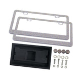 Maxbell 2x Car License Plate Frame Holder High Performance Stainless Steel Accessory Multi