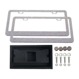 Maxbell 2x Car License Plate Frame Holder High Performance Stainless Steel Accessory Multi