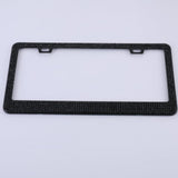 Maxbell 2x Car License Plate Frame Holder High Performance Stainless Steel Accessory Black