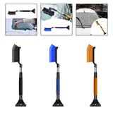 Maxbell Generic Ice Scraper Telescopic Gifts with Comfortable Grip Sturdy Snow Brush Black