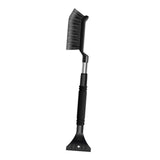 Maxbell Generic Ice Scraper Telescopic Gifts with Comfortable Grip Sturdy Snow Brush Black