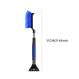 Maxbell Generic Ice Scraper Telescopic Gifts with Comfortable Grip Sturdy Snow Brush Blue