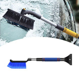 Maxbell Generic Ice Scraper Telescopic Gifts with Comfortable Grip Sturdy Snow Brush Blue