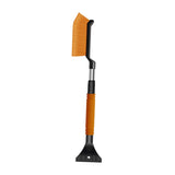 Maxbell Generic Ice Scraper Telescopic Gifts with Comfortable Grip Sturdy Snow Brush Orange