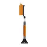 Maxbell Generic Ice Scraper Telescopic Gifts with Comfortable Grip Sturdy Snow Brush Orange