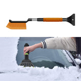 Maxbell Generic Ice Scraper Telescopic Gifts with Comfortable Grip Sturdy Snow Brush Orange