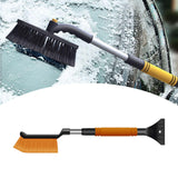 Maxbell Generic Ice Scraper Telescopic Gifts with Comfortable Grip Sturdy Snow Brush Orange