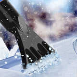 Maxbell Generic Ice Scraper Telescopic Gifts with Comfortable Grip Sturdy Snow Brush Orange