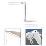 Maxbell RV Awning Crank Handle Awning Accessory for Fence Rain Shelter Canopies No Joint and Pin