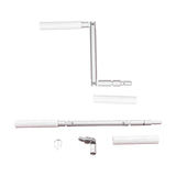 Maxbell RV Awning Crank Handle Awning Accessory for Fence Rain Shelter Canopies No Joint and Pin