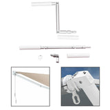 Maxbell RV Awning Crank Handle Awning Accessory for Fence Rain Shelter Canopies No Joint and Pin