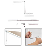 Maxbell RV Awning Crank Handle Awning Accessory for Fence Rain Shelter Canopies No Joint and Pin