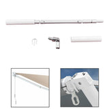Maxbell RV Awning Crank Handle Awning Accessory for Fence Rain Shelter Canopies With Joint and Pin