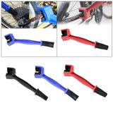 Maxbell Bike or Motorcycle Chain Washer Motorcycle Chain Gear Brush for Cycling Red