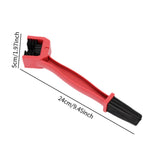 Maxbell Bike or Motorcycle Chain Washer Motorcycle Chain Gear Brush for Cycling Red