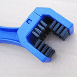 Maxbell Bike or Motorcycle Chain Washer Motorcycle Chain Gear Brush for Cycling Blue
