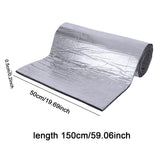 Maxbell Car Sound Heat Insulation Mat Sound Proofing Foam for Truck Engine Hood 5mm