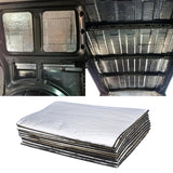 Maxbell 10Pcs Sound Heat Insulation Mat Sound Deadening for Trucks Vehicles Hood 5mm