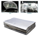 Maxbell 10Pcs Sound Heat Insulation Mat Sound Deadening for Trucks Vehicles Hood 5mm