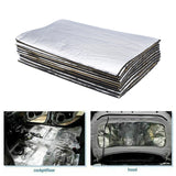 Maxbell 10Pcs Sound Heat Insulation Mat Sound Deadening for Trucks Vehicles Hood 10mm