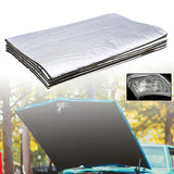 Maxbell 5Pcs Car Sound Heat Insulation Mats for Interior and Exterior Cars Hood