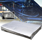 Maxbell 5Pcs Car Sound Heat Insulation Mats for Interior and Exterior Cars Hood