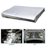 Maxbell 5Pcs Car Sound Heat Insulation Mats for Interior and Exterior Cars Hood
