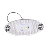 Maxbell LED Side Marker Light Attachment Indicator Lamp for Trailer Rvs Caravan White