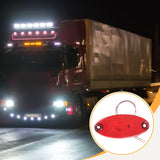 Maxbell LED Side Marker Light Attachment Indicator Lamp for Trailer Rvs Caravan Red