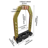 Maxbell Propshaft Separator Tool Vehicle Repairing for Most Cars Maintenance Remover 7 Holes
