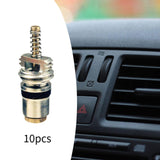 Maxbell 10 Pieces Air Conditioning Valve Core Repair Easy to Install Direct Replaces