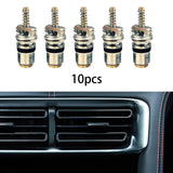 Maxbell 10 Pieces Air Conditioning Valve Core Repair Easy to Install Direct Replaces