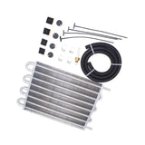 Maxbell Transmission Cooler W/Tube Universal 8 Pass Engine Parts 26,000lbs Gvw Black