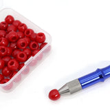 Maxbell 30/50 Pieces Red Paintless Dents Removal Kit for Door Dings Small Dents 30