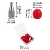 Maxbell 30/50 Pieces Red Paintless Dents Removal Kit for Door Dings Small Dents 50