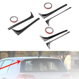 Maxbell 2 Pieces Trunk Sidespoiler Side Wing Air Deflectors Sturdy Easy Installation A