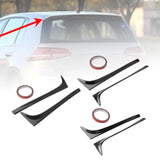 Maxbell 2 Pieces Trunk Sidespoiler Side Wing Air Deflectors Sturdy Easy Installation A