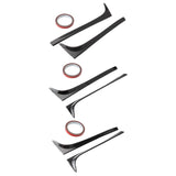 Maxbell 2 Pieces Trunk Sidespoiler Side Wing Air Deflectors Sturdy Easy Installation A