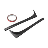 Maxbell 2 Pieces Trunk Sidespoiler Side Wing Air Deflectors Sturdy Easy Installation A